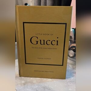 Gucci Little Coffee Table Vanity Display Hard Cover Single Photo Book